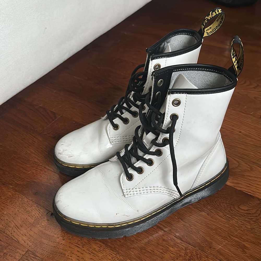 white doc martins